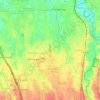 Kencana topographic map, elevation, terrain