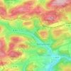 Wiesengrund topographic map, elevation, terrain