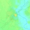 Budhana topographic map, elevation, terrain