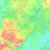 Ourém topographic map, elevation, terrain