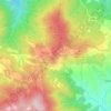 Passo della Consuma topographic map, elevation, terrain