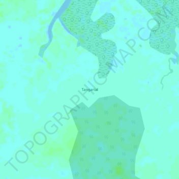 Tangarial topographic map, elevation, terrain