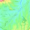 Palmeras topographic map, elevation, terrain