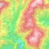 Moura Morta topographic map, elevation, terrain