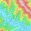 Fregarie topographic map, elevation, terrain