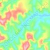 União Baiana topographic map, elevation, terrain