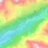 Casere topographic map, elevation, terrain