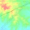 Jesús del Valle topographic map, elevation, terrain
