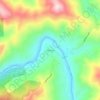 Alderpoint topographic map, elevation, terrain