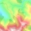 Cedena topographic map, elevation, terrain
