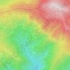 Bratto topographic map, elevation, terrain