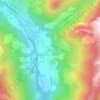 Mitteldorf topographic map, elevation, terrain