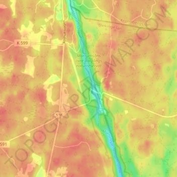 Hovmansbygd topographic map, elevation, terrain