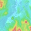 Pulai topographic map, elevation, terrain