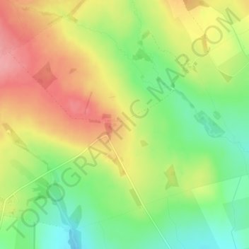 West Ditchburn topographic map, elevation, terrain