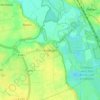 Koldingen topographic map, elevation, terrain