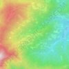 Lemma topographic map, elevation, terrain