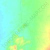 Modau topographic map, elevation, terrain