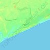 Centinela del Mar topographic map, elevation, terrain
