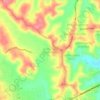 Jardim Santa Rita de Cássia topographic map, elevation, terrain