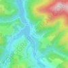 Košické Hámre topographic map, elevation, terrain