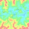Paracatu de Baixo topographic map, elevation, terrain