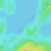 Lac Caopatina topographic map, elevation, terrain