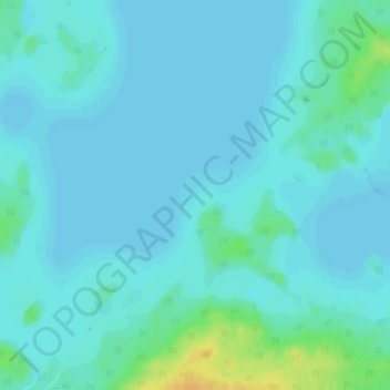 Lac Caopatina topographic map, elevation, terrain
