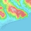 Poggio topographic map, elevation, terrain