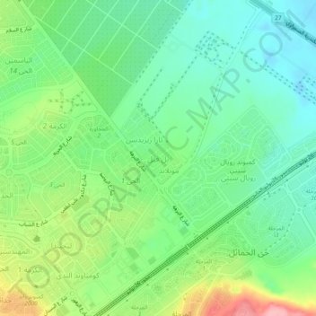 Belleville topographic map, elevation, terrain