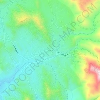 Harub topographic map, elevation, terrain