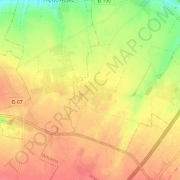 Wiammeville topographic map, elevation, terrain