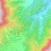 Montescotto topographic map, elevation, terrain