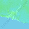Playa Girón topographic map, elevation, terrain