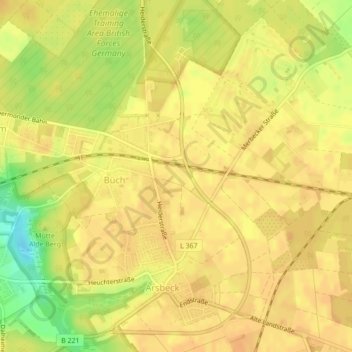 Auf dem Wengel topographic map, elevation, terrain