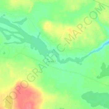 Killingi topographic map, elevation, terrain