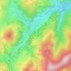 Les Allagoutes topographic map, elevation, terrain