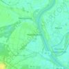 Niedermotzing topographic map, elevation, terrain
