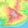 Água Retorta topographic map, elevation, terrain
