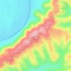 Dawson Knob topographic map, elevation, terrain