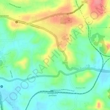 Maroli topographic map, elevation, terrain