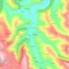 Antiguallas topographic map, elevation, terrain