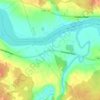 Coverdale topographic map, elevation, terrain