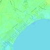 Woodland Beach topographic map, elevation, terrain