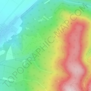Kakuk hegy topographic map, elevation, terrain