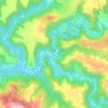 Castelpers topographic map, elevation, terrain