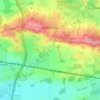 Oak Cottages topographic map, elevation, terrain