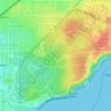 Kings Park topographic map, elevation, terrain