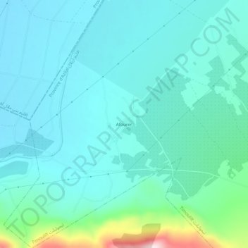 Afourer topographic map, elevation, terrain