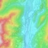 Doccio topographic map, elevation, terrain